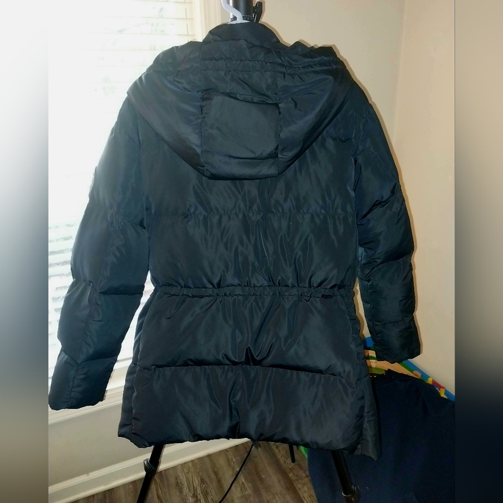 Fabletics Venture Puffer Jacket Black With Hood S… - image 2